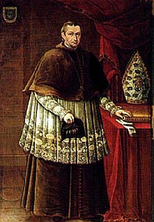 Portrait of Manuel de Alday, bishop of Santiago de Chile